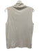 Vince Size XL White Cotton High Neck Sleeveless Top White / XL