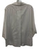 Akris Punto Size 12 White Cotton V Neck Long Sleeve Top White / 12