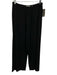 Vince Size M Black Viscose Blend Elastic & Drawstring Waist Knit Wide Leg Pants Black / M
