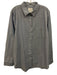 The Shirt Rochelle Behrens Size XXL Blue, White & Silver Cotton Pinstripe Top Blue, White & Silver / XXL