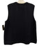 Akris Size 12 Navy Blue Wool & Silk Blend Sleeveless Waffle Knit Textured Top Navy Blue / 12