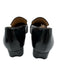 M. Gemi Shoe Size 40 Black Leather Upper Low Block Heel Square Toe Loafers Black / 40