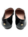 Kate Spade Shoe Size 9 Black Leather Upper Suede Patent Round Almond Toe Loafers Black / 9