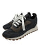 Brunello Cucinelli Shoe Size 39.5 Gray & Taupe Textile & Leather Upper Sneakers Gray & Taupe / 39.5