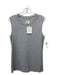 Peserico Size XL/50 Gray Cotton Blend Heathered Ball Bead Round Neck Top Gray / XL/50