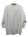 Peserico Size XL/48 White Cotton 3/4 Sleeve Button Down Ball Bead Chain Top White / XL/48