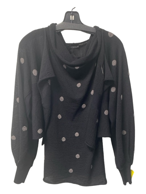 Crea Concepts Size Est M/L Black & Tan Sleeveless Set Long Sleeve Sweater Set Black & Tan / Est M/L