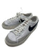 Nike Shoe Size 8 White & Black Synthetic Solid Logo Rubber Sole Sneakers White & Black / 8