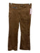 Proenza Schouler Size 4 Khaki Green Cotton Blend Twill Mid Rise Zip Pocket Pants Khaki Green / 4
