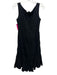 Moschino Jeans Size 10 Black High Low Sleeveless Midi Dress Black / 10