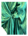 SER.O.YA Size M Emerald Green Silk Blend Collar Single Button Long Sleeve Dress Emerald Green / M