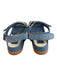 Dolce Vita Shoe Size 8.5 Blue Denim Sandal Ankle Strap Open Toe Shoes Blue / 8.5