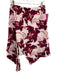 Elliatt Size M Purple, Red, White Rayon Blend Floral Front Slit Skirt Purple, Red, White / M