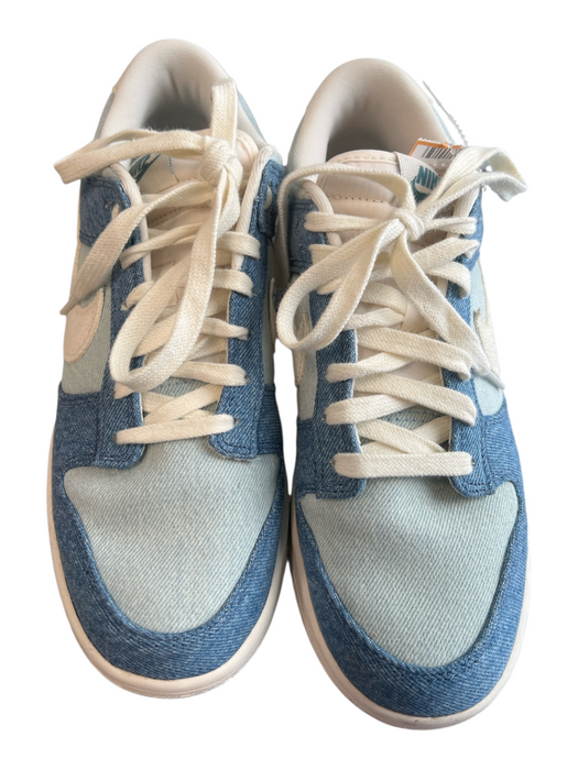 Nike Shoe Size 8.5 Blue & White Canvas Round Almond Toe Lace Up Low Top Shoes Blue & White / 8.5