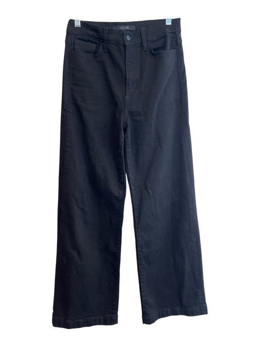 Joe's Size 27 Black Cotton Blend 5 Pocket Zip Fly Wide Leg Jeans Black / 27