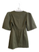 Tuckernuck Size Medium Army Fatigue Green Polyester Scoop Neck Half Sleeve Dress Army Fatigue Green / Medium