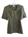 Tuckernuck Size Medium Army Fatigue Green Polyester Scoop Neck Half Sleeve Dress Army Fatigue Green / Medium