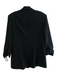 Cinq a Sept Size 8 Black Triacetate Blend 1 Button Ruched Sleeve Blazer Black / 8