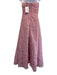 Aje Size 10 Pink Nylon & Cotton Strapless Ruffled Boning Gown Pink / 10