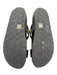 Larroude Shoe Size 9 Black & Gold Leather Eyelet 2 Strap Slide Mule Sandals Black & Gold / 9