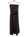 St. Agni Size Small Purple Brown Cotton Blend Strapless Pleated Gathered Dress Purple Brown / Small