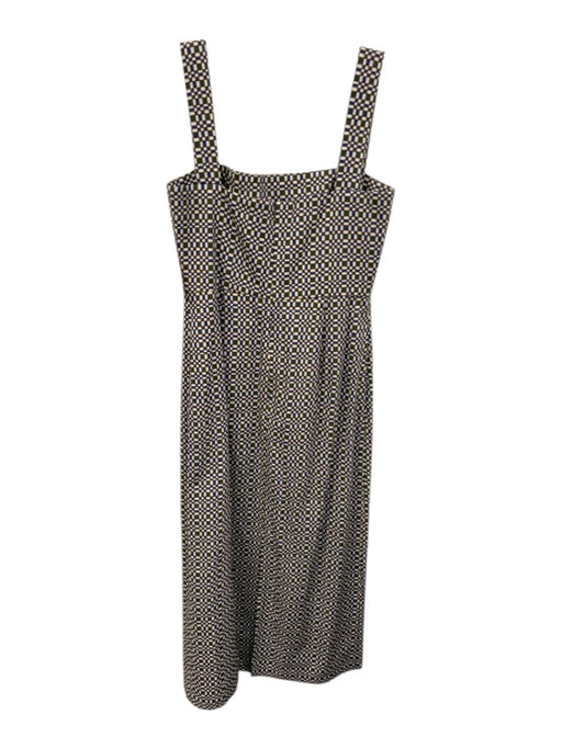 Coco Shop Size Small Blue, Green, Brown Sleeveless Checkered Square Neck Dress Blue, Green, Brown / Small