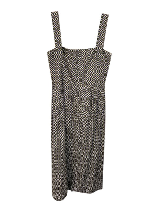 Coco Shop Size Small Blue, Green, Brown Sleeveless Checkered Square Neck Dress Blue, Green, Brown / Small