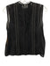 Alice + Olivia Size Est XS Black & White Silk Blend Sleeveless Lace Trim Top Black & White / Est XS