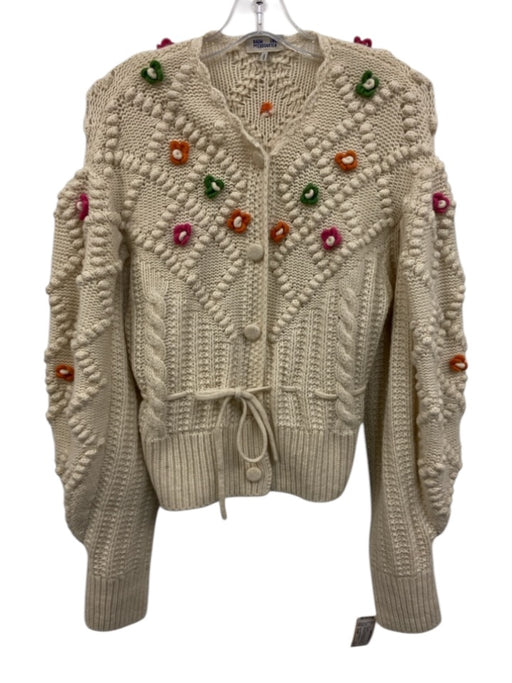 Baum und Pferdgarten Size Small Cream & Multi Wool Blend Long Sleeve Sweater Cream & Multi / Small