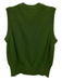 Veronica Beard Size Small Green Cotton Button Front Ribbed Stretch Top Green / Small