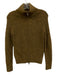 Marant Etoile Size 38 Brown & Green Baby Alpaca Blend Long Sleeve Ribbed Sweater Brown & Green / 38