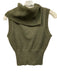 Zara Size Small Sage green Sleeveless Ribbed Fold Over Cropped Top Sage green / Small
