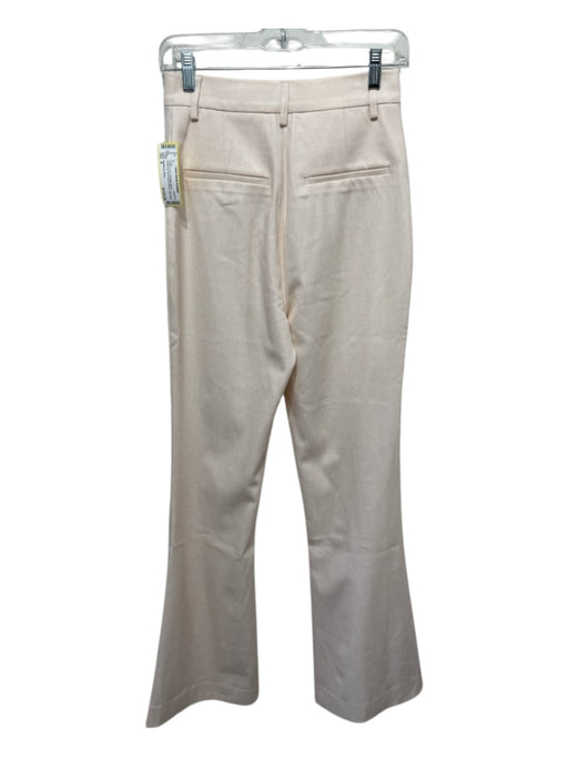 Significant Other Size 4 Cream & Tan Polyester Blend Heathered High Rise Pants Cream & Tan / 4