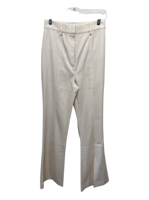 Significant Other Size 4 Cream & Tan Polyester Blend Heathered High Rise Pants Cream & Tan / 4
