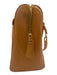 Chanel Orange Caviar Leather Zip Close Interlocking CC Chain Strap Pockets Bag Orange / Large