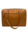 Chanel Orange Caviar Leather Zip Close Interlocking CC Chain Strap Pockets Bag Orange / Large