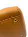 Chanel Orange Caviar Leather Zip Close Interlocking CC Chain Strap Pockets Bag Orange / Large