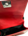 Chanel Metallic Red Patent Leather Flap Quilted Gunmetal Hardware Bag Metallic Red / Small