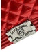 Chanel Metallic Red Patent Leather Flap Quilted Gunmetal Hardware Bag Metallic Red / Small