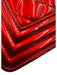 Chanel Metallic Red Patent Leather Flap Quilted Gunmetal Hardware Bag Metallic Red / Small