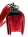 Chanel Metallic Red Patent Leather Flap Quilted Gunmetal Hardware Bag Metallic Red / Small