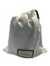 Gucci Navy Blue & White Leather Marmont GG Logo Chain Strap Bucket Bag Navy Blue & White / Mini