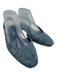 Chanel Shoe Size 39C Medium Wash Leather & Textile Squared Toe Slingbacks Medium Wash / 39C