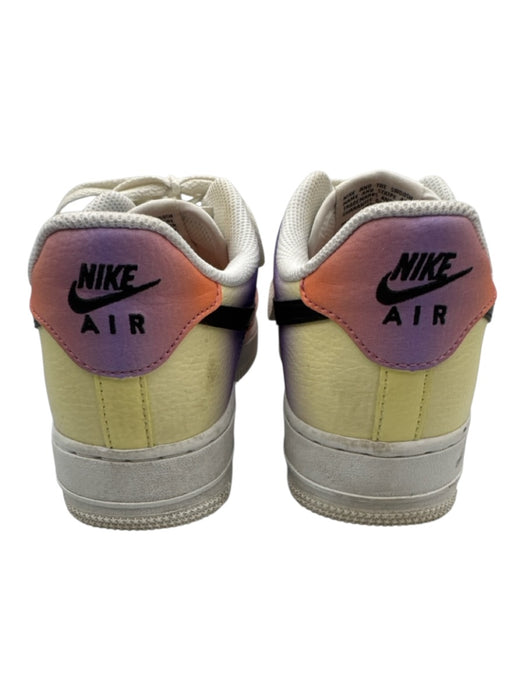 Nike Air Shoe Size 8 Purple, Orange, Green Leather Upper Lace Up Sneakers Purple, Orange, Green / 8