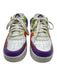 Nike Air Shoe Size 8 Purple, Orange, Green Leather Upper Lace Up Sneakers Purple, Orange, Green / 8