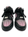 Nike Shoe Size 7 Black & Pink Leather Upper Lace Up Clear Panel Low Top Sneakers Black & Pink / 7