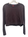 Spanx Size M Brown Long Sleeve Cropped Top Brown / M