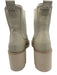 Dolce Vita Shoe Size 8.5 Beige Leather Rubber Outsole Bootie Ankle Boot Shoes Beige / 8.5