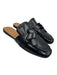 Loewe Shoe Size 38 Black Leather Flat Chain Mule Square Toe Shoes Black / 38