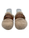 Chloe Shoe Size 37 Beige Plush Tan Leather Buckle Mules Shoes Beige / 37